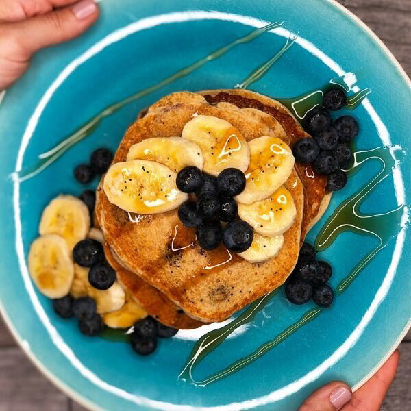 Blueberry Banana Pancakes