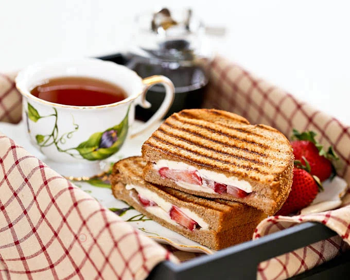 Strawberry Grilled Cheese Sandwich