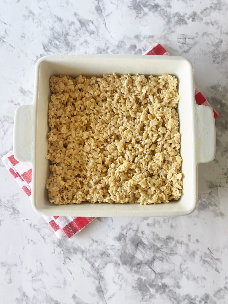 Salted Caramel Rice Krispie Treats with Browned Butter